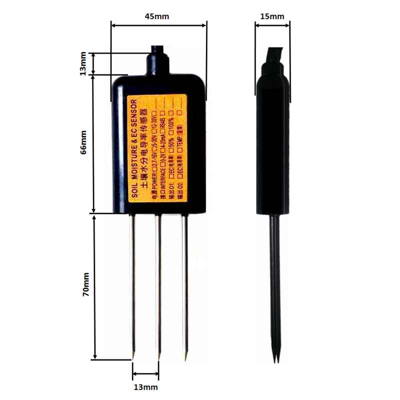土壤温湿盐传感器